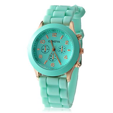 Rodada da liga Dial Silicone banda quartzo