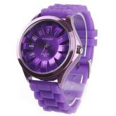 Relógio Quartz Unisexo (Roxo)